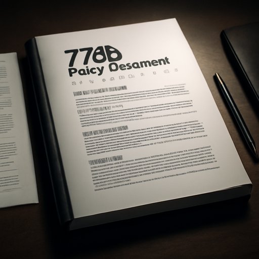 77db policy document